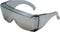 Calabria 3000 Fit Over Safety Glasses, Fitover Prescription Eyewear, Silver Mirror Wrap Around Tinted Anti Fog Glare