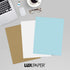 LUXPaper 8.5" x 11" Letter Size Paper, Pastel Blue, 60lb. Text, 500 Qty