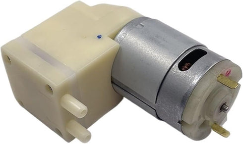 QFWIAU 1pcs 12V -80Kpa 385 DC Motor Small Air Vacuum Pump Negative Pressure Suction Piston Pump DIY Breast Pump