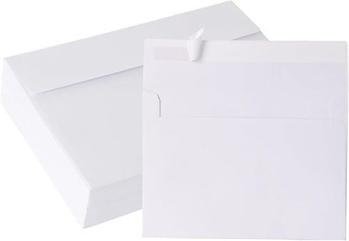 White Envelopes, 50 Pack, 5 x 7 Inch A7 Envelopes, Large Wedding, Invitation, Greeting Card Mailing Envelopes