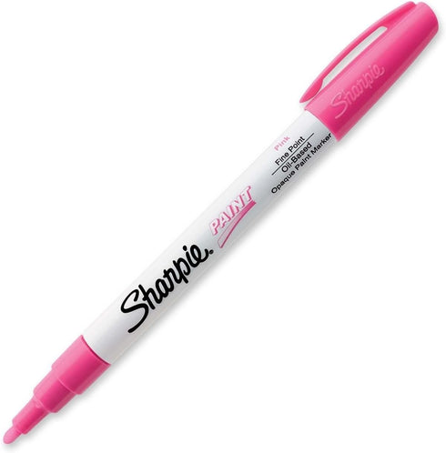 Sharpie Oil-Based Paint Marker - Fine Point, Pink, 1 Count for Rock Painting