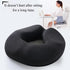 Generic Tailbone 16.5"x15"x3.5" 19 (Pink-1) Orthopedic Donut Seat Cushion Round Hollow Design for Office Chair Car