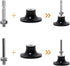 YoShin 270Pcs Accessories,2 Inch Tools,36-3000 1/8"&1/4" Die Grinder Sanding Discs for Drill Grinder Rotary Grit Hook