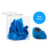 Countertop Inevibe Hairnet Dispenser and Glove Holder, Universal Acrylic Storage for Beard Covers, Safety Glasses, Face