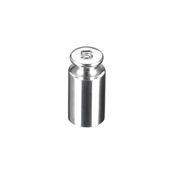 uxcell M2 Steel Calibration Weight, Chrome Plated 5g for Digital Scales Balances
