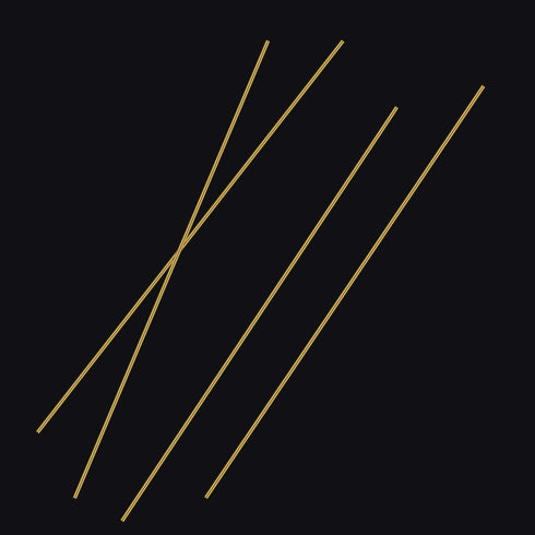 Favordrory 4PCS Brass Round Rods, 1/8 Inch in Diameter, 14 Inches in Length