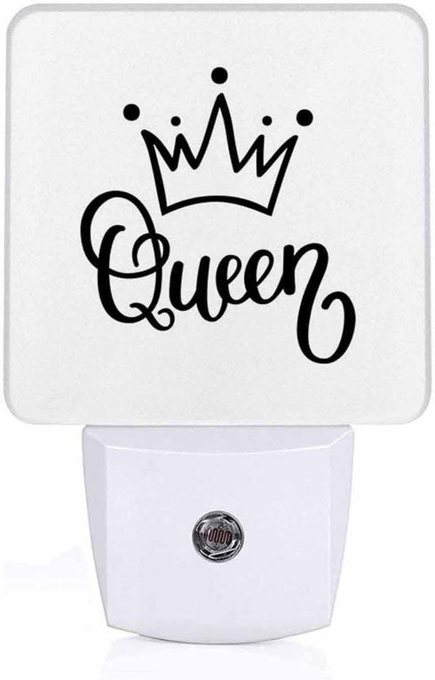 Jahiona LED Night Light Lamp with Smart Sensor Dusk to Dawn Sensor,Funny Queen