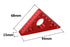 Aluminium Alloy Triangle Ruler, 45 Degree Carpentry Squares, Inch Metric Measuring Tools for Woodworking (Small)