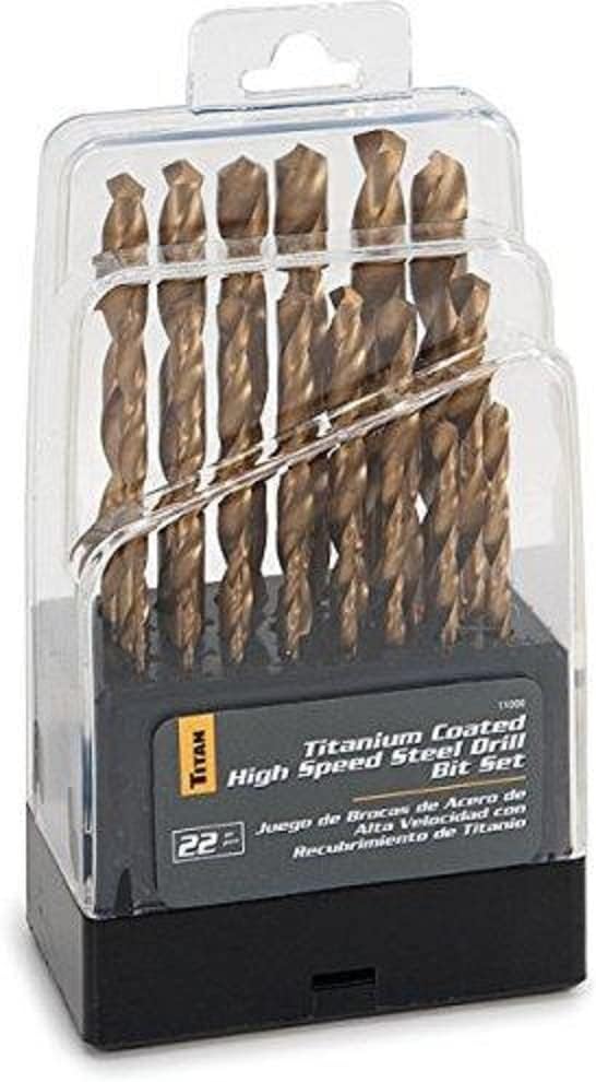 Titan Tools Drill Bit Set, 22 Pcs