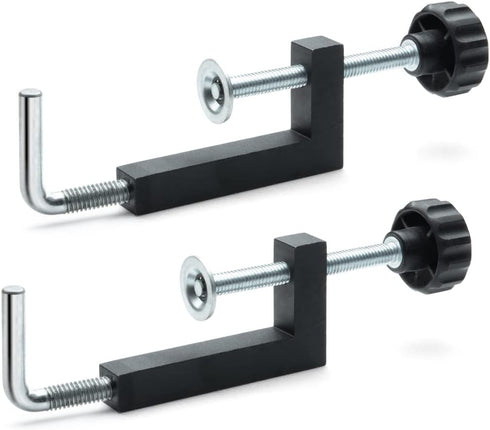 POWERTEC 71004V Universal Fence Clamp, 2 PK for Table Saws, Router Tables, Drill Press Tables
