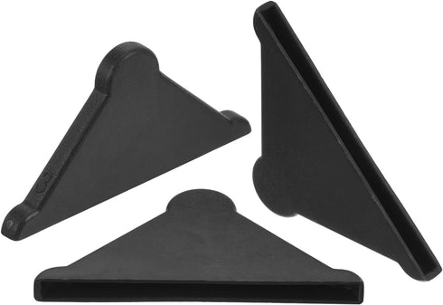 uxcell 20Pcs Plastic Corner Protectors 3x50mm Triangle Shape Glass Corner Guards Cushion