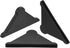 uxcell 20Pcs Plastic Corner Protectors 3x50mm Triangle Shape Glass Corner Guards Cushion