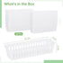 Lnrueg 20 PCS Classroom Storage Baskets - 10.2 x 3.1 x 2.4 inches, Durable Plastic Pencil Organizers for Home School
