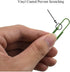 HAHIYO Large Green Paper Clips, 2 Inches Vinyl Coated, Sturdy for Bookmarking, Organizing Home Office, 80 Pack