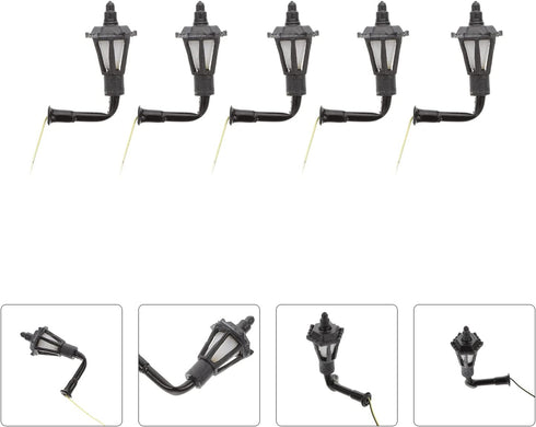 Set 5 Miniature European Wall Sconce for DIY - Decorative Lights