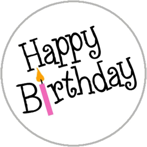 Happy Birthday Envelope Seals - 1.2" Happy Birthday Stickers, 144 Stickers