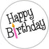 Happy Birthday Envelope Seals - 1.2" Happy Birthday Stickers, 144 Stickers