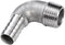 Beduan Stainless Steel Elbow 3/4" Hose Barb x 1/2" Male NPT Home Brew Pipe Fitting