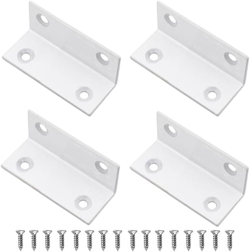 MINGFANITY L Brackets, 4PCS Corner Brace Angle Bracket, Superior Stainless Steel Bracket,2.4'' x