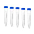 YOKIVE Pack of 10 Plastic Centrifuge Tube, Laboratory Tube with Conical Bottom, Great for Molecular Biology, Blue, 10ml