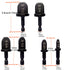 6pcs HVAC Repairing Set Air Conditioner Copper Tube Expander Swaging Tool Manual Pipe Swage Expander Drill Bit Soft Copper Tubing Bit with 1/4'', 3/8'', 1/2'', 5/8'', 3/4'', 7/8' Bits