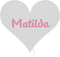 BugyBagy Personalized Heart Wall Lamp Hand-Painted Wooden Night Light with Custom Name