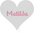 BugyBagy Personalized Heart Wall Lamp Hand-Painted Wooden Night Light with Custom Name