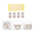 8pcs Self-Adhesive Caster Wheels for Storage Box Practical Sticky Wheels for Bedside Tables Side Cabinets and More