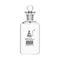 EISCO BOD Bottle, 300ml - Interchangeable Glass Pennyhead Stopper - Borosilicate Glass by EISCO
