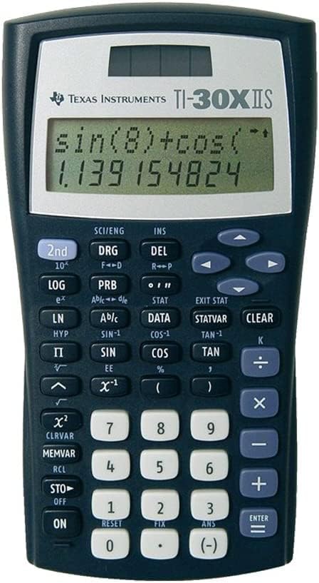 TI 30 XIIS Technical Scientific Calculator with WYNGS Protective Case, Black