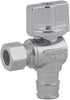 LD Valve - 1/4 Turn Angle PEX A Stop Valve, 1/2-in Exp x 3/8-in OD Proprex Angle Shut Off Valve