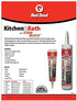 Red Devil 075522 Kitchen & Bath Stain Block Sealant, 1-Pack, Biscuit by Red Devil