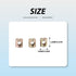 Set 10 M6 of Slotted Furniture Nuts for Beds and Chairs