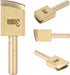 HEEPDD 9Pcs Leather Soldering Tips, Electric Soldering Iron Head Set, Brass Tips from 1mm to 9mm