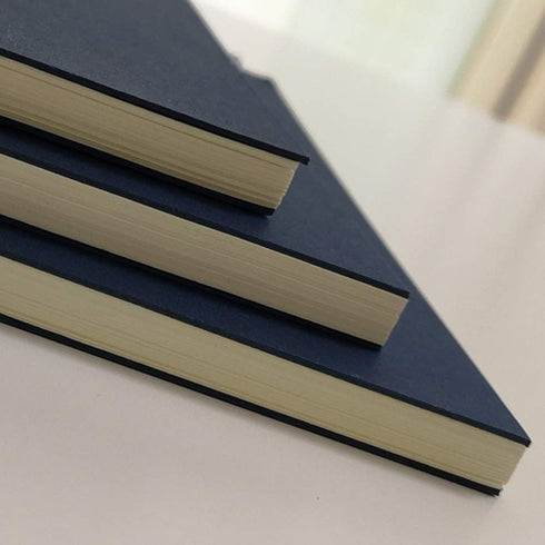 B5 Spiral Notebook, Lined Journal with Hard Kraft Cover, 70 Sheets (140 Pages), 3-Pack, 10.3" x 7.2", Blue