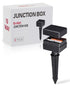 LEONLITE 10-Way Junction Hub for Low Voltage Landscape Light Outdoor, 12-15V AC/DC