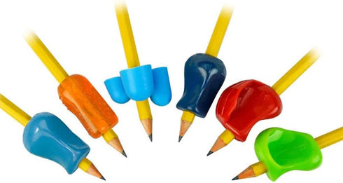 The Pencil Grip Premium Assortment Pack - Universal Ergonomic Writing Aid for Righties and Lefties, 6 Count, Assorted