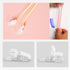VASANA 3 Pcs Silicone Dental Bib Clips with Neck Chain,Colorful Napkin Holders for Adults, Seniors & Child Use (Random