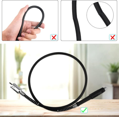 XINGYHENG Flexible Flex Shaft Adapter Attachment 39 Inch Power Drill Extension Cord Rotary Grinder Tool
