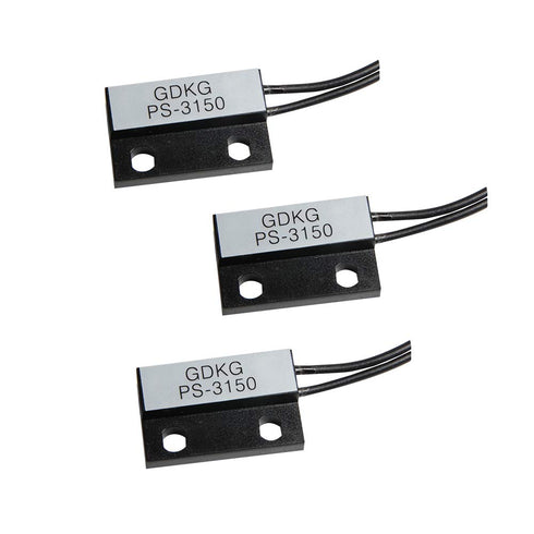 Ximimark PS-3150 Normally Open Magnetic Sensor - Reed Switch Magnetic Proximity Switch Door Contact (3Pcs)