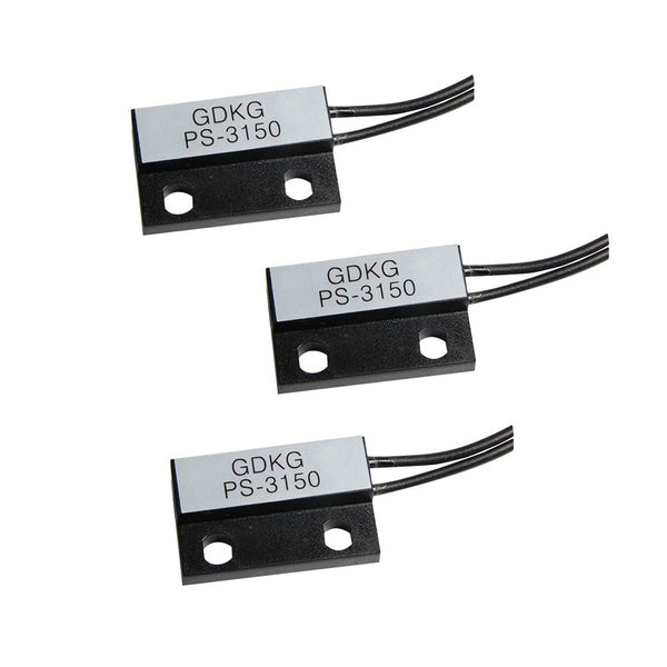 Ximimark PS-3150 Normally Open Magnetic Sensor - Reed Switch Magnetic Proximity Switch Door Contact (3Pcs)
