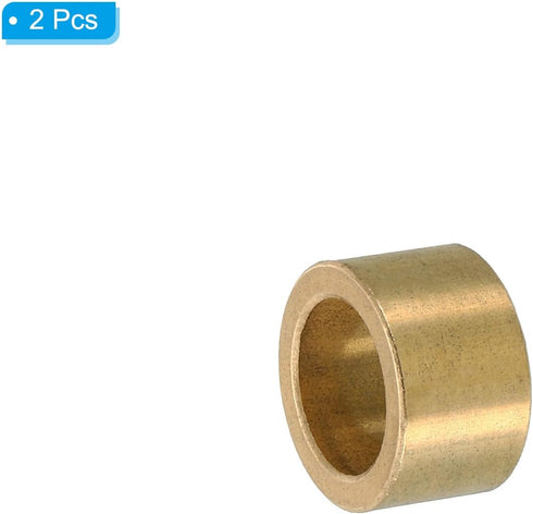 PATIKIL 2 Pcs M14 Brass Spacers, 14mm ID x 20mm OD x 10mm L, Metal Spacer Screw Standoff for M14 Screw