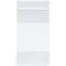 Plymor 3" x 5" Reclosable Plastic Bags, Case of 1,000, 2 Mil with White-Block Zipper