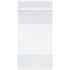 Plymor 3" x 5" Reclosable Plastic Bags, Case of 1,000, 2 Mil with White-Block Zipper