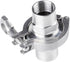 YYJEPOSY 304 DN15 clamp50.5) Stainless Steel Tri Clamp Cover Thread Ferrule Adapter Kit - for Beer, Dairy, Food