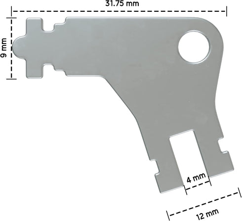 Commercial Pack 20 Universal Dispenser Key Replacement Compatible with Many Georgia Pacific Toilet Paper Dispensers