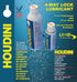 11 oz Houdini Lock Lube Professional Lock Lubricant Spray, - Greaseless, Graphite-Free, Dielectric Cleaner & Protectant
