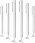 BAYTORY 6Pcs Gel Ink Pens, Quick Dry Ink Fine Point Black 0.5mm for School Supplies Journaling Notetaking Stationery