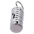 Durable Silver Lab Slotted Mass Set with Hanger and Case, 10g Each, High Quality Chromium-Plated Metal Slotted Weights