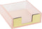 MultiBey Sticky Notes Memo Pad Holder, Rose Gold Desk Organizer Accessories for Office Home Schools (Pink)